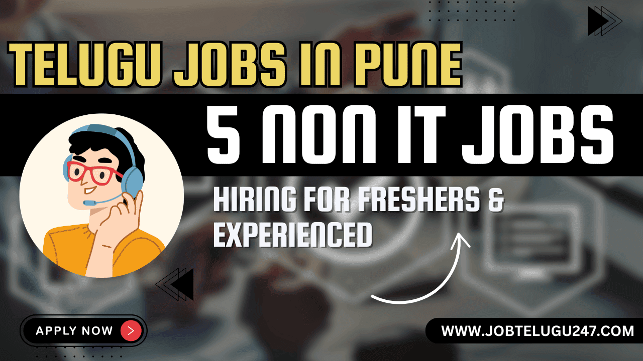 Telugu Jobs in Pune