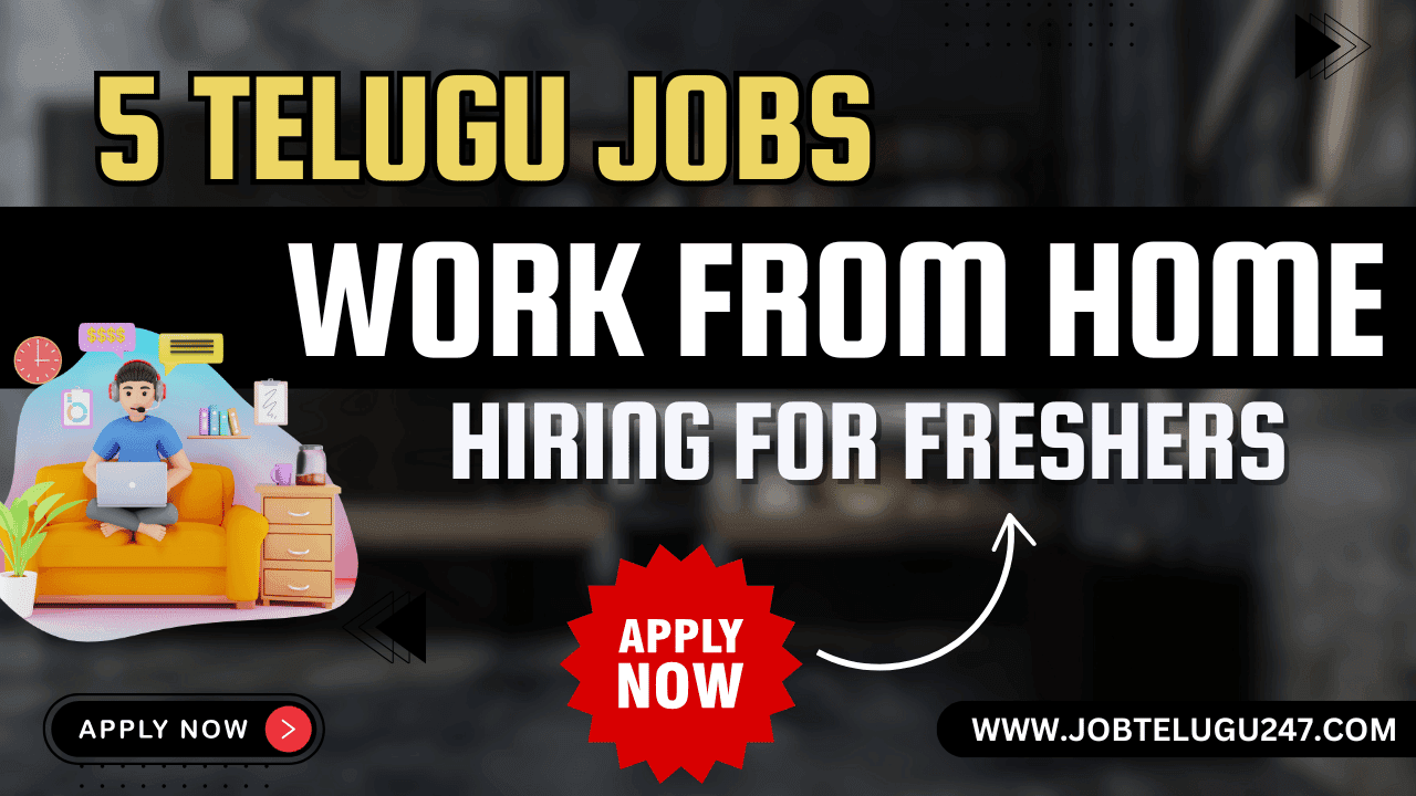 Telugu Jobs Work from Home for Freshers