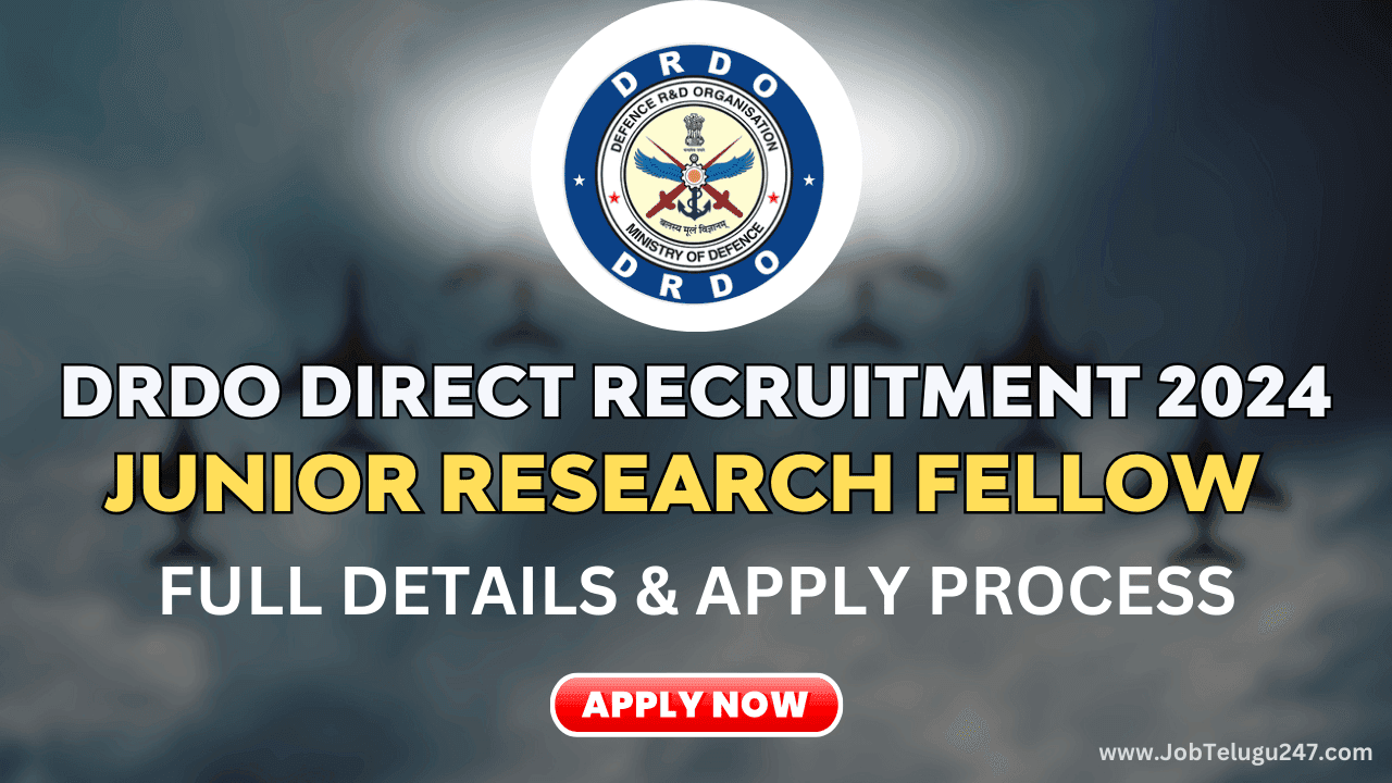 DRDO DRDL JRF Recruitment 2024